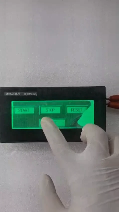 MITSUBISHI GT1030-LBD GRAPHIC OPERATION TERMINAL TOUCH SCREEN TESTED AS PHOTOS